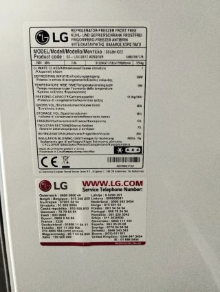 Nevera AMERICANA marca LG NO FROST