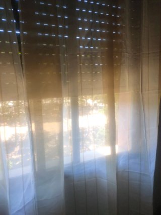 Cortinas EMEMA Rayas Cafe/Blanco Semitransparente