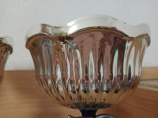 Lote 3 copas trofeo plateadas