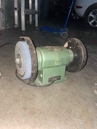 Amoladora de banco doble muela