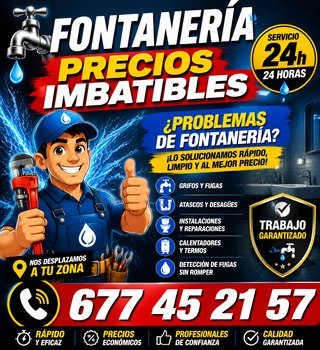 Fontanero 24h - 677 45 21 57
