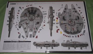 Maqueta Millennium Falcon FineMolds 1/72. 2006