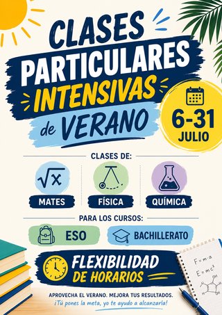 Clases particulares de verano