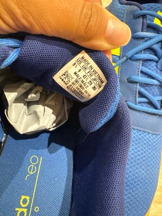 Scarpe uomo Adidas blu e gialle