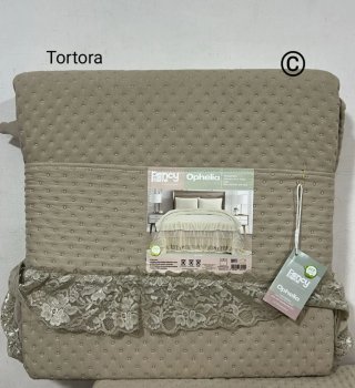 Trapuntino Matrimoniale Bianco