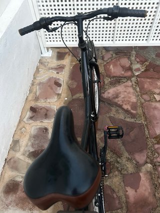 Bicicleta de paseo negra