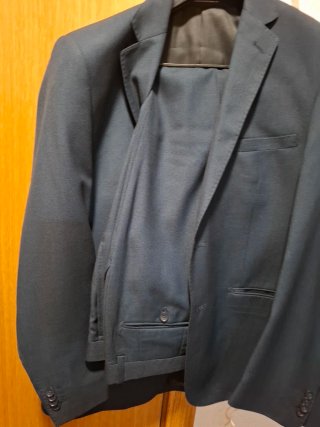 Traje de vestir azul talla 52