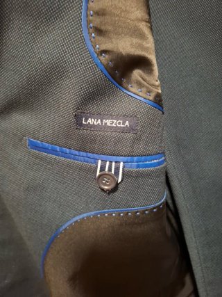 Traje de vestir azul talla 52