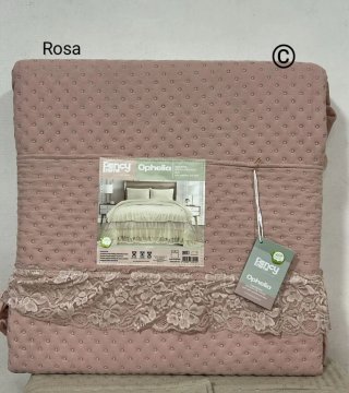 Trapuntino Malva con Rouches e Pizzo