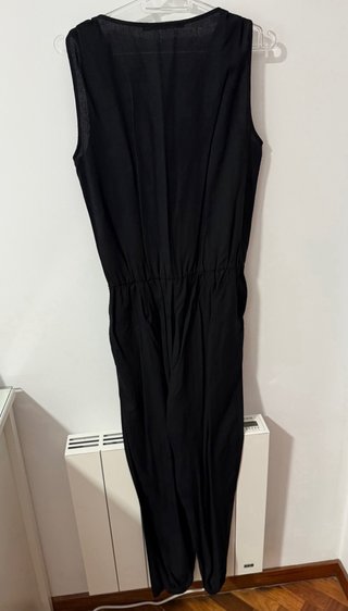 Mono Negro Sin Mangas Zara Talla S