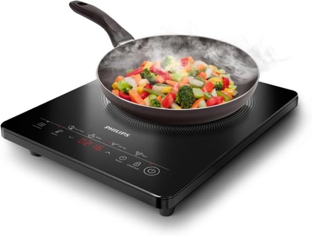 Placa Inducción Philips Cocina Eléctrica 2000W NUE