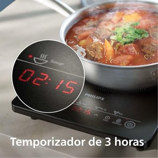 Placa Inducción Philips Cocina Eléctrica 2000W NUE