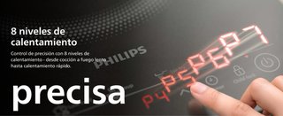 Placa Inducción Philips Cocina Eléctrica 2000W NUE