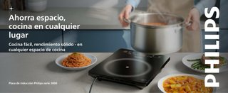 Placa Inducción Philips Cocina Eléctrica 2000W NUE
