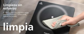Placa Inducción Philips Cocina Eléctrica 2000W NUE
