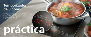 Placa Inducción Philips Cocina Eléctrica 2000W NUE