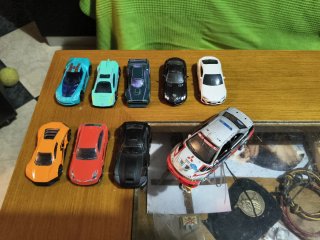 Lote de 9 coches de juguete