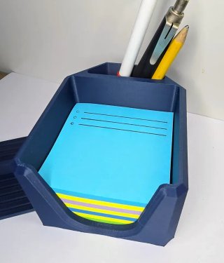 Soporte Notas Adhesivas y Portaplumas