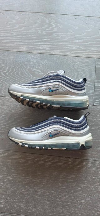 Nike Air Max 97 Silver e Blu tg 40
