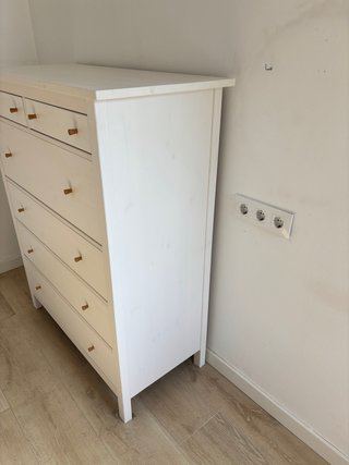 Cómoda Ikea Hemnes 6 cajones blanca