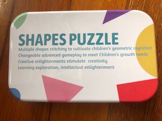 Puzzle de formas para niños