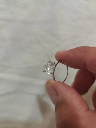 Anillo Platino  Diamante Laboratorio 4.01  ct.