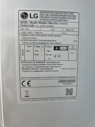Nevera LG Americana No Frost