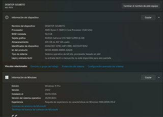 PC Gaming Ryzen 5 3600 GTX 1660 Super 16GB