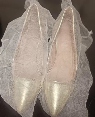 Zapatos dorados tacón mujer talla 37