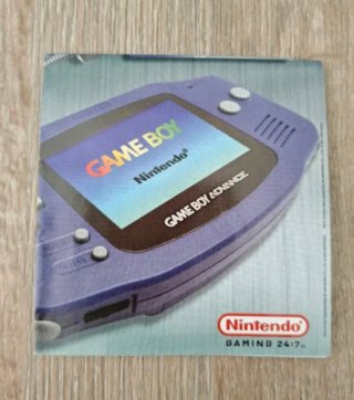 Folleto Game Boy Advance original.