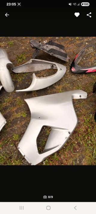 Despiece Carenados Aprilia RS 125 MK1