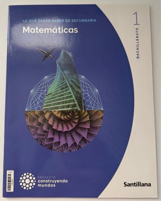 Matemáticas I 1 Bachillerato
