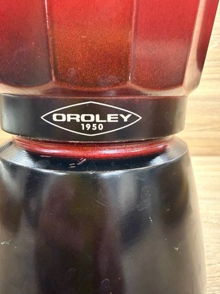 Cafetera Italiana Oroley Grande Roja 12 tazas