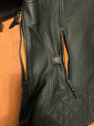 Chaqueta Moto Harley Davidson Cuero Talla S.
