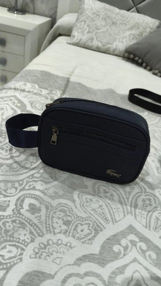 Neceser Lacoste Negro/Azul