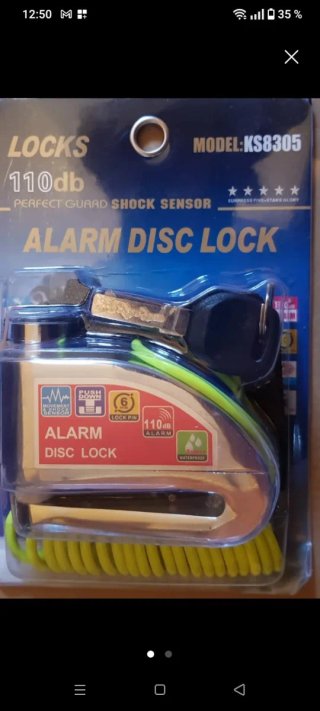 Candado Alarma Moto 110db KS8305