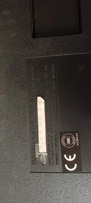 Yamaha PSR-220 Teclado Electrónico 61 Teclas