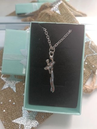 Collar Plata en acero inoxidable