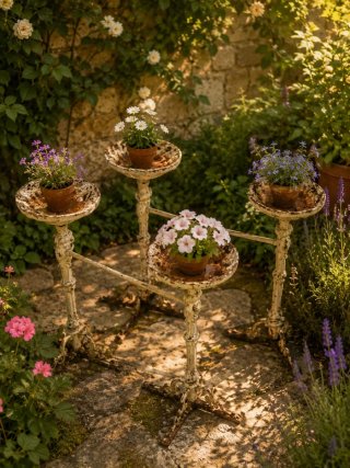 Pies de mesa hierro forjado