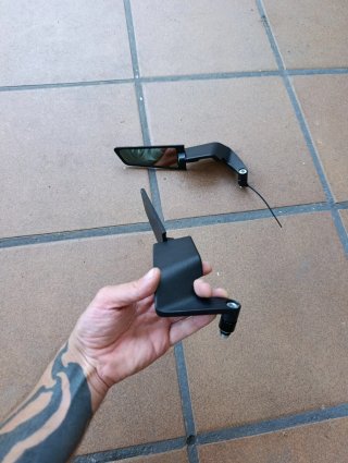 Retrovisores Moto Negros