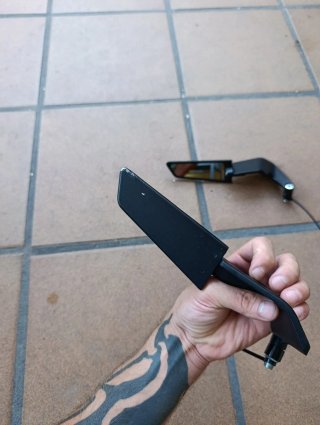 Retrovisores Moto Negros