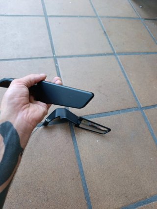 Retrovisores Moto Negros