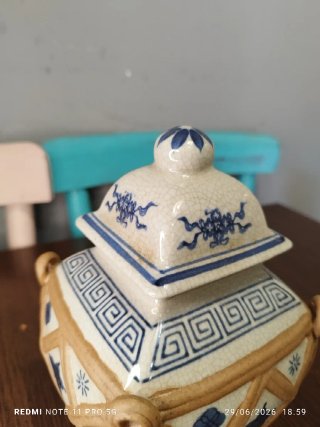 TIBOR JAPONES VINTAGE PORCELANA