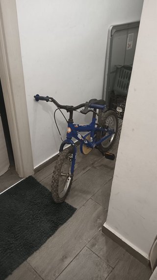 Bicicleta infantil azul