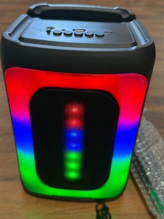 Parlante Karaoke T-10 con Luces LED