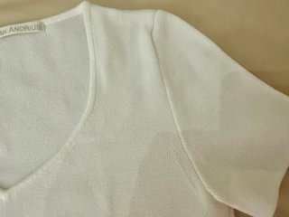 Jersey LAN ANDRIUS punto blanco viscosa M
