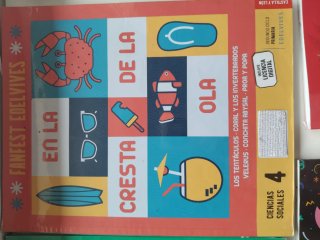 Libros 4 de primaria. Buen estado. Forrados