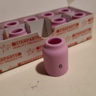 10 Bocais Curtos Cerâmicos p/ Tocha TIG