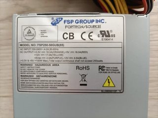 Fuente Alimentación Flex ATX 250W 1U nueva