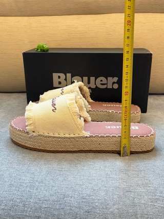 Ciabatte Blauer Beige/Rosa Tg. 39